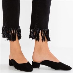 NWT, Top Shop Georgia Suede Mules, 5.5